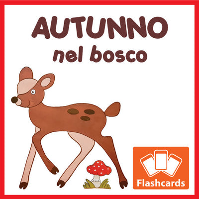 Autumn Flash Cards x 18 - Full Set