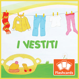Clothes Flashcards x 20 - Full Set