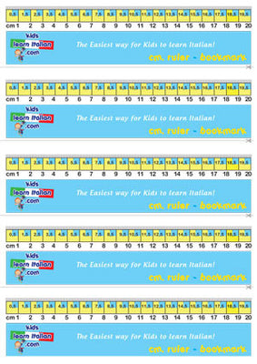 Kids Learn Italian Bookmark