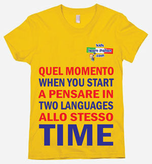 Two Languages T-Shirt Poster