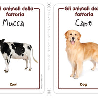 Farm Animals Flashcards x 4 - FREE