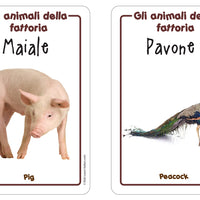 Farm Animals Flashcards x 26 - Full Set