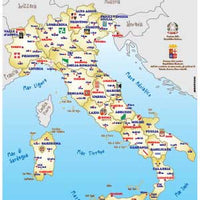 Map of Italy Poster